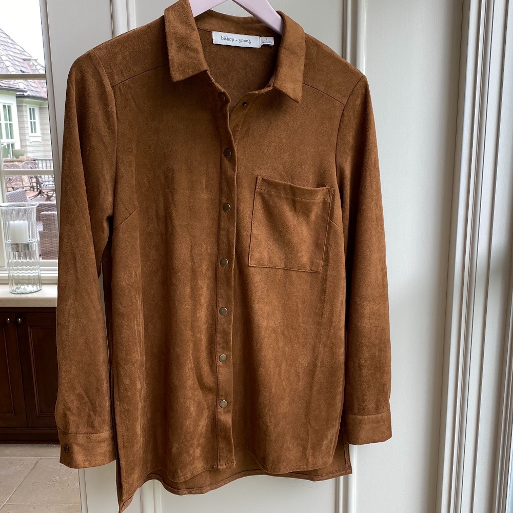 bishop + young Sueded Shirt